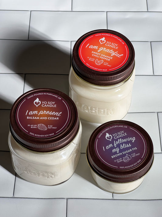 Two Large (8oz) Candles + Free Shipping